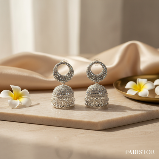 White Dangle Earring