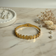 Gold Leaf Motif Open Bangle – Nature's Timeless Elegance 🍂✨