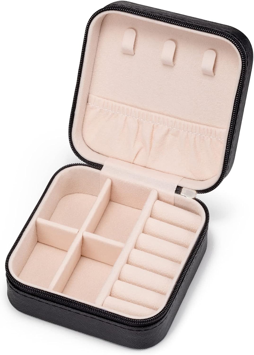 Compact Jewellry Organiser Box – Travel-Friendly Organizer for Earrings, Rings & Necklaces