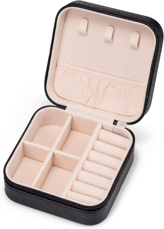 Compact Jewellry Organiser Box – Travel-Friendly Organizer for Earrings, Rings & Necklaces