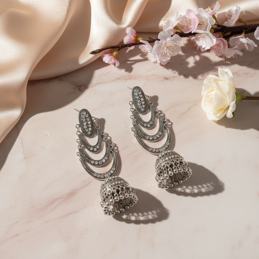 Elegance Oxidise Jhumka