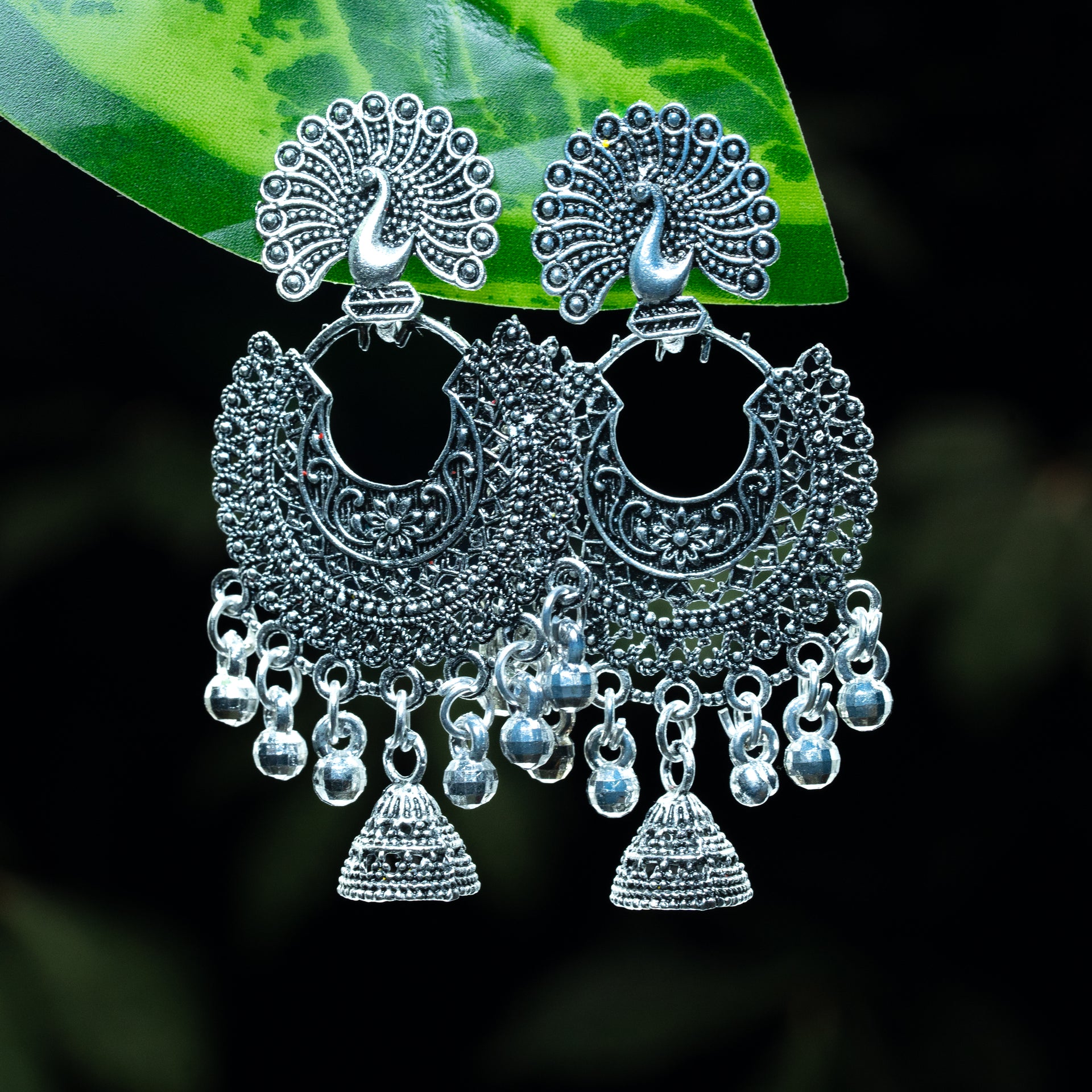 Pairs of 6 Premium Quality Earring (Oxidise) With Necklace