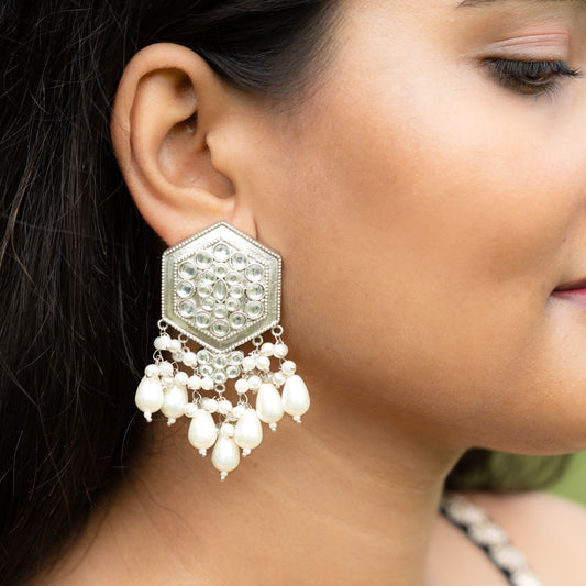 Paristor's Jaipuri Hexa Earrings