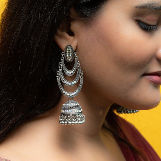 Elegance Oxidise Jhumka