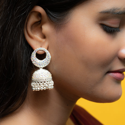 White Dangle Earring